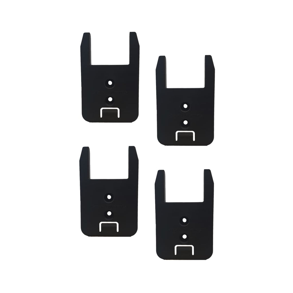  StealthMounts Supports De Machines AEG & Ridgid 18v 4-pack NOIR TM-AR18-BLK-4