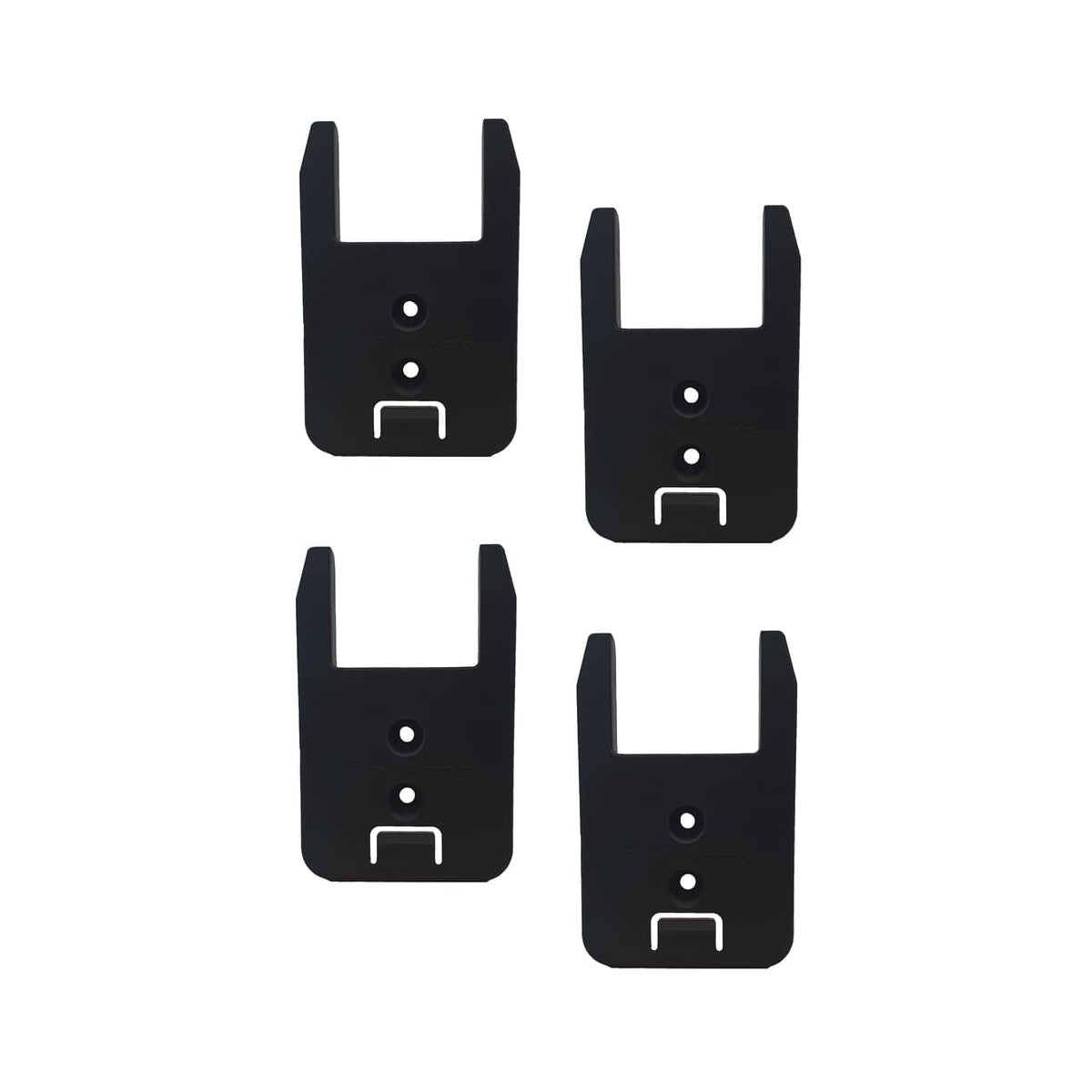  StealthMounts Supports De Machines AEG & Ridgid 18v 4-pack NOIR TM-AR18-BLK-4