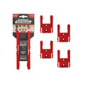 StealthMounts Supports De Machines Milwaukee 18v 4-pack ROUGE TM-MW18-RED-4