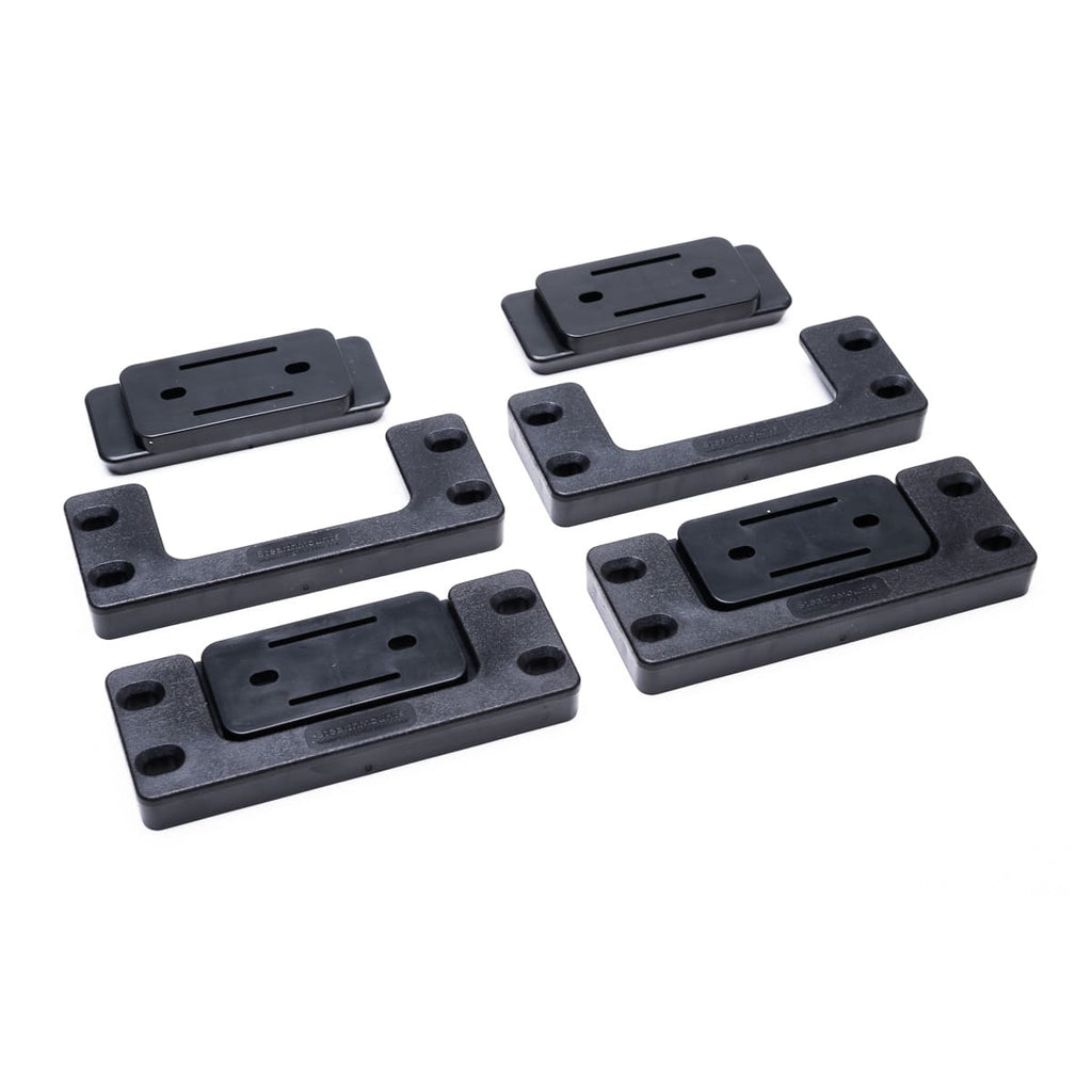  StealthMounts Supports Universels Cleat N'feet Packout Milwaukee 4-pack NOIR OM-CLFT-BLK-4