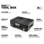  Toughbuilt Coffre à Outils StackTech TB-B1-B-30