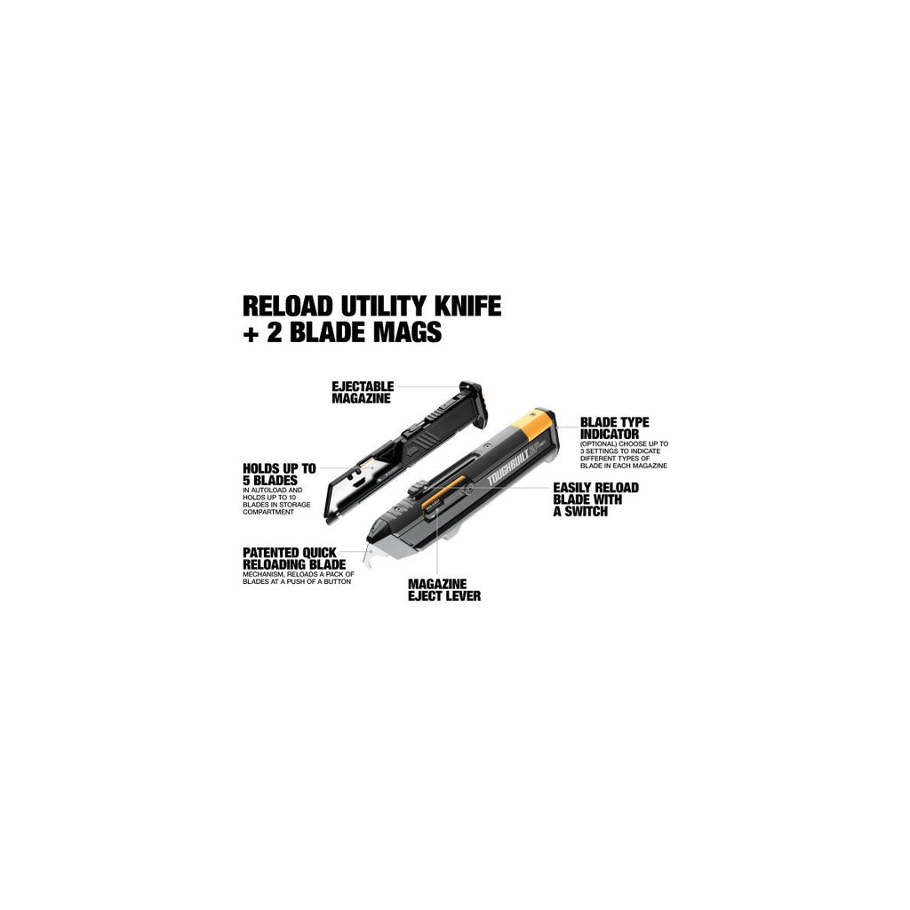  ToughBuilt Cutter Avec Chargeurs De Lames TB-H4S2-03