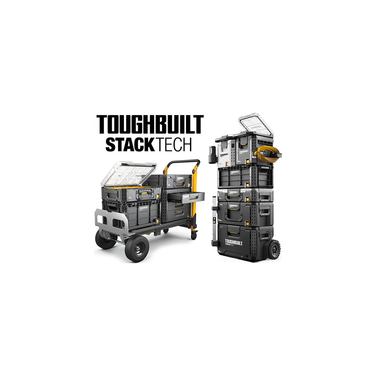  Toughbuilt Grand Coffre à Outils StackTech TB-B1-B-50