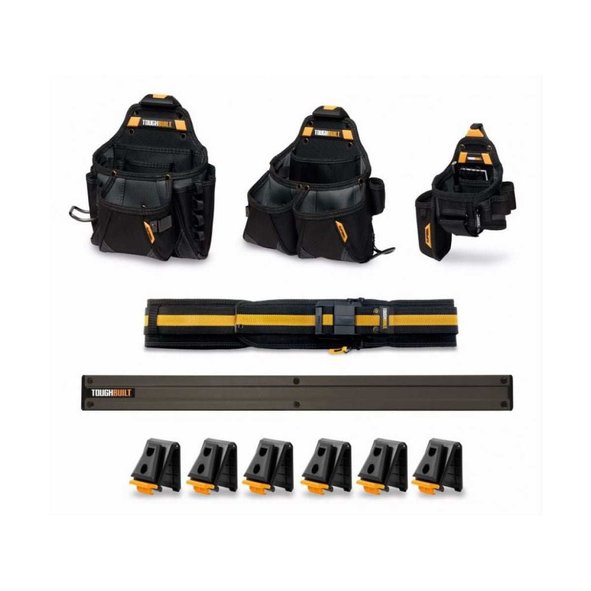  Toughbuilt Kit Ceinture Et Poche à Outils Avec Organisateur Mural (TB-CT-153-11)