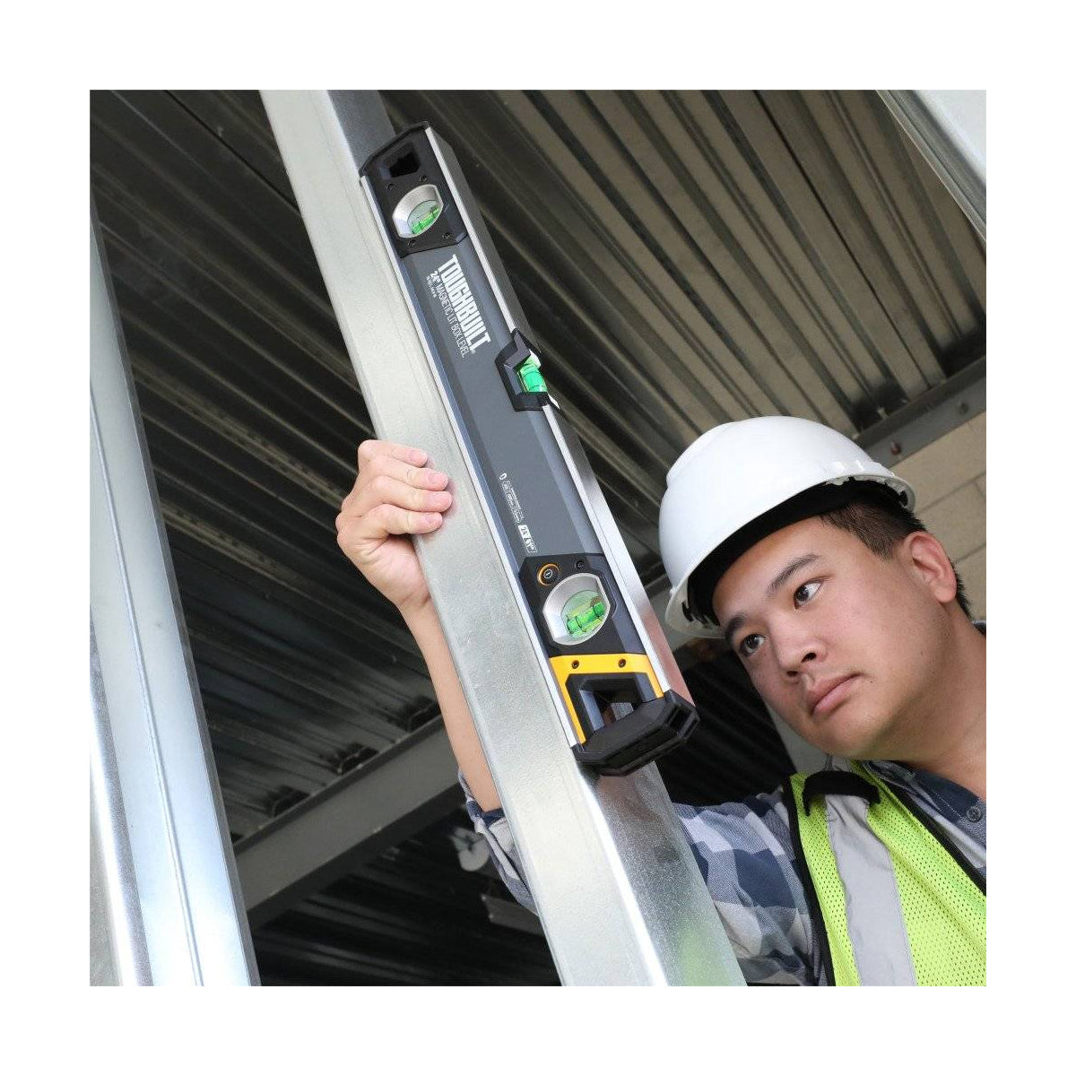  Toughbuilt Niveau à Bulle Magnétique à LED 120cm TB-H2-L-M120LH-M