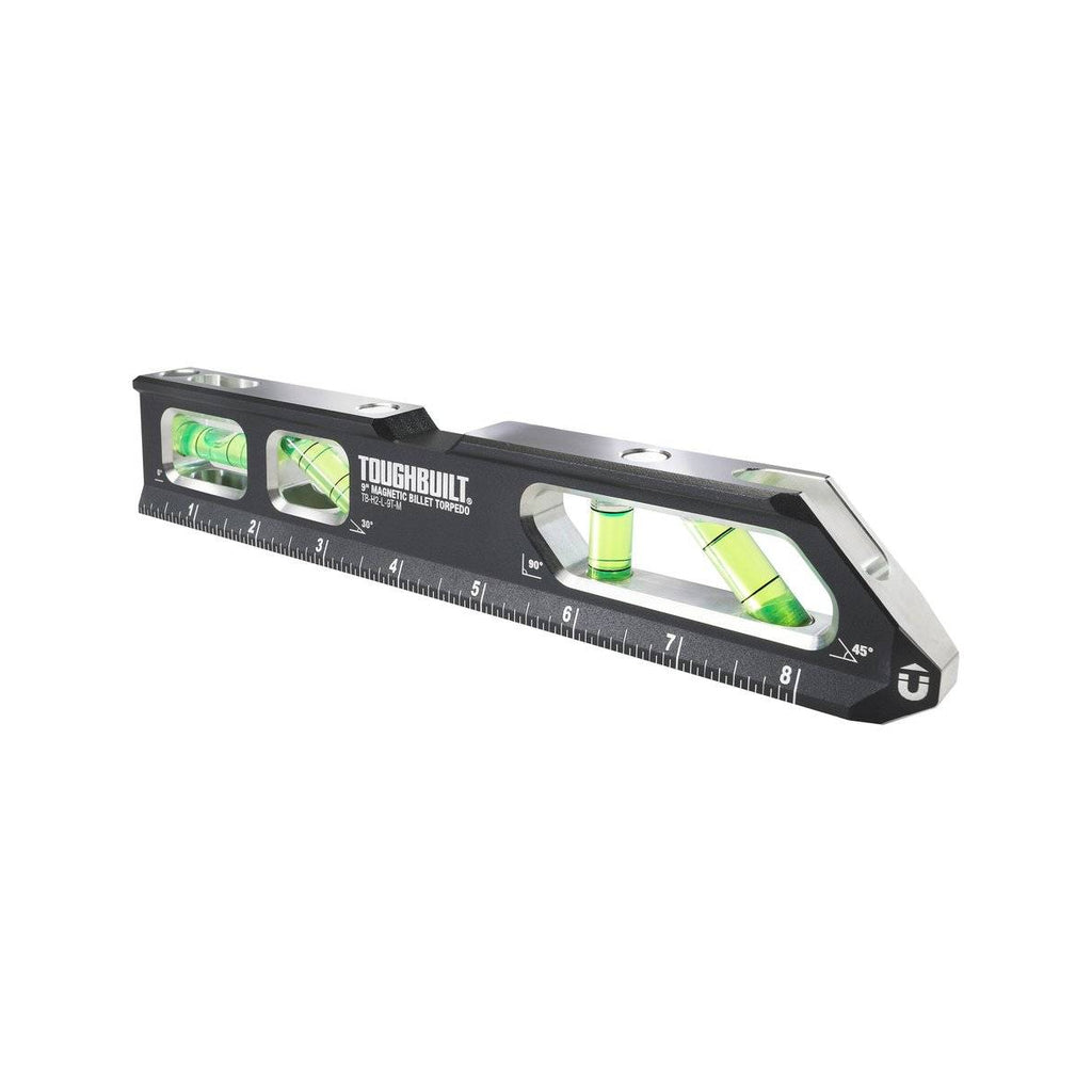  Toughbuilt Niveau à Bulle Magnétique Torpedo 23cm TB-H2-L-M23T-M