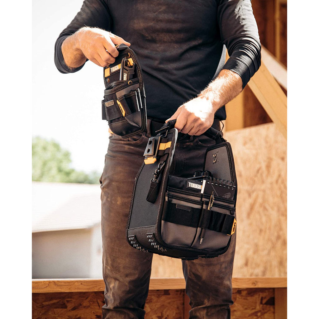  Toughbuilt Panier Porte-outils 20cm Avec Poche à Outils ClipTech TB-CT-180-8