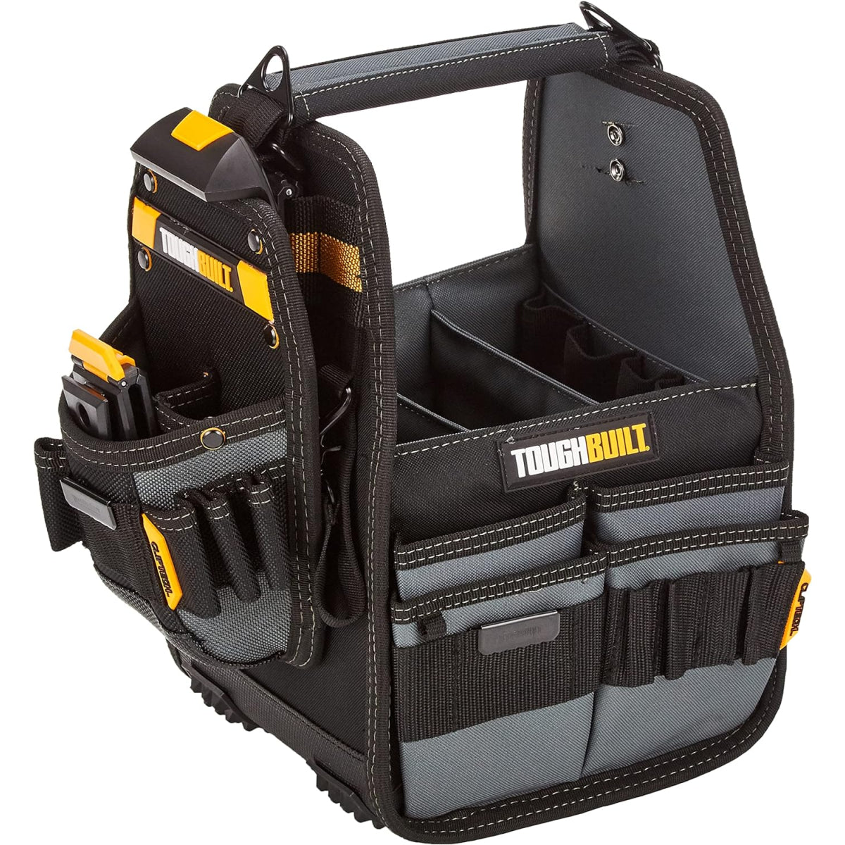  Toughbuilt Panier Porte-outils 20cm Avec Poche à Outils ClipTech TB-CT-180-8