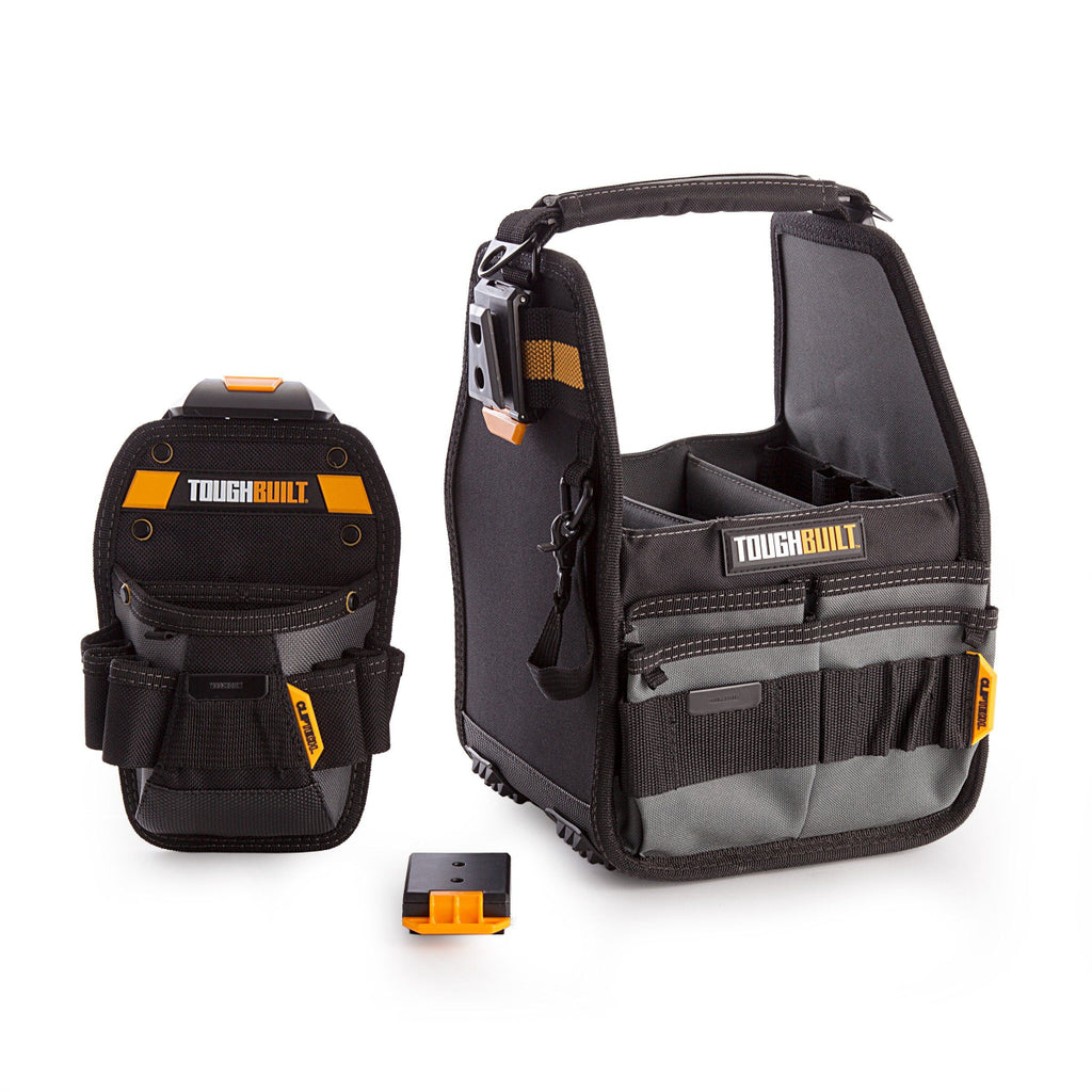  Toughbuilt Panier Porte-outils 20cm Avec Poche à Outils ClipTech TB-CT-180-8