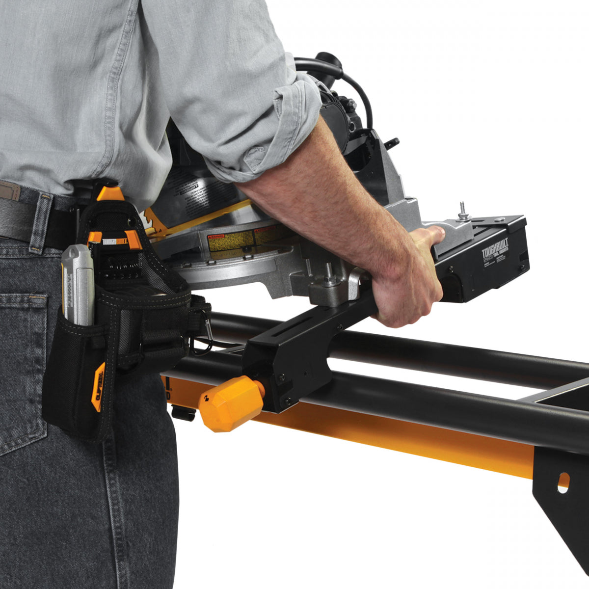  Toughbuilt Piétement Mobile 196cm De Scie à Onglet Universel TB-S510