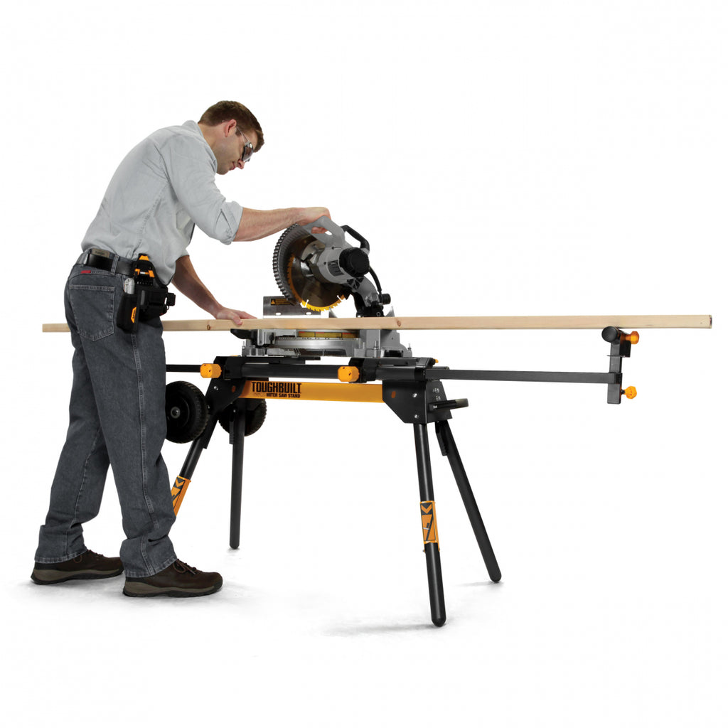  Toughbuilt Piétement Mobile 196cm De Scie à Onglet Universel TB-S510