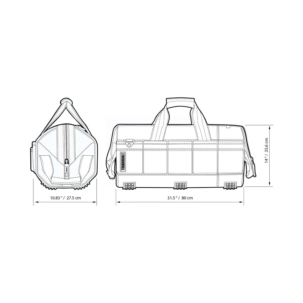  Toughbuilt Sac à Outils 66cm à Grande Ouverture TB-60-26