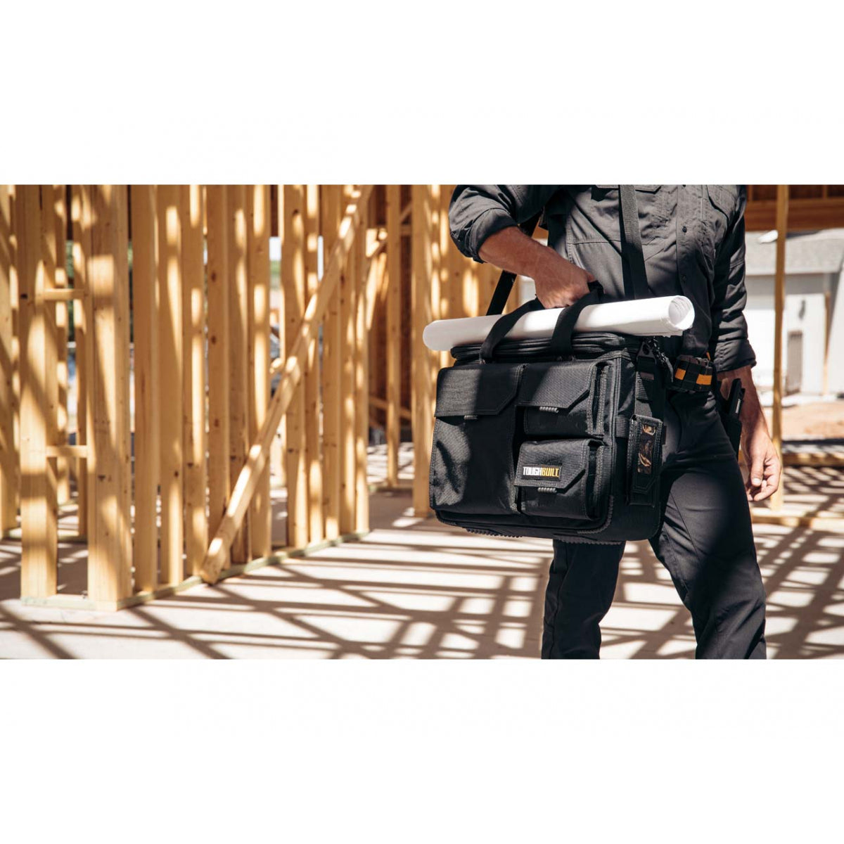  Toughbuilt Sacoche Pour Ordinateur Portable Avec Bandoulière (Moyen) TB-EL-1-M2