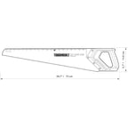  Toughbuilt Scie égoïne à Main 600mm TB-H4-20-24