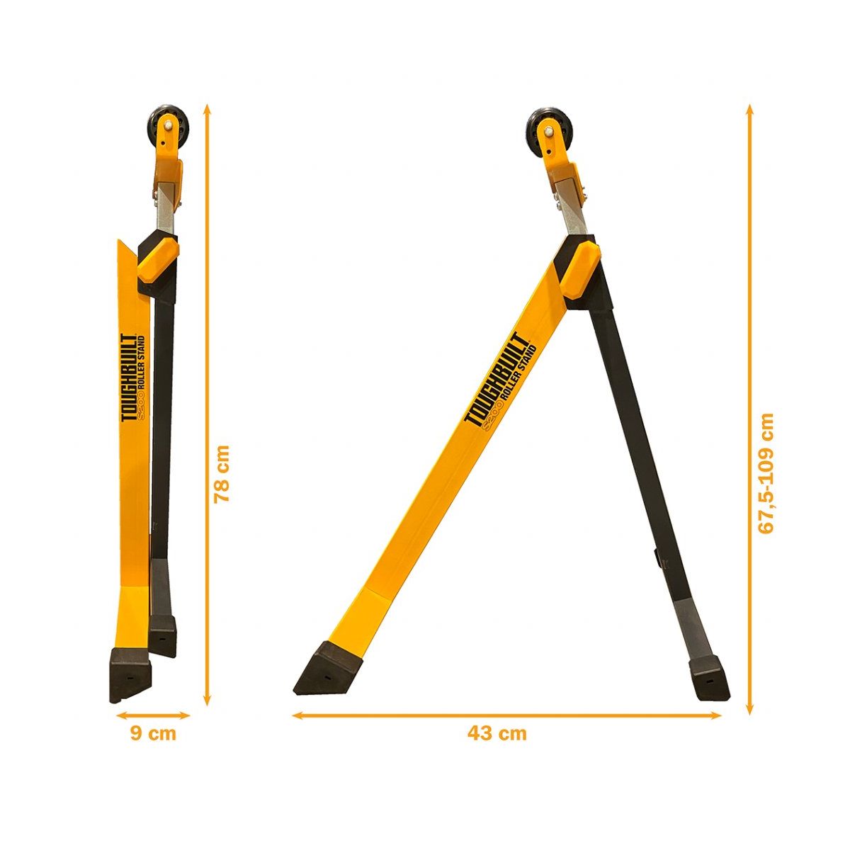 Toughbuilt Servante à Rouleau Pliable Et Réglable TB-S200
