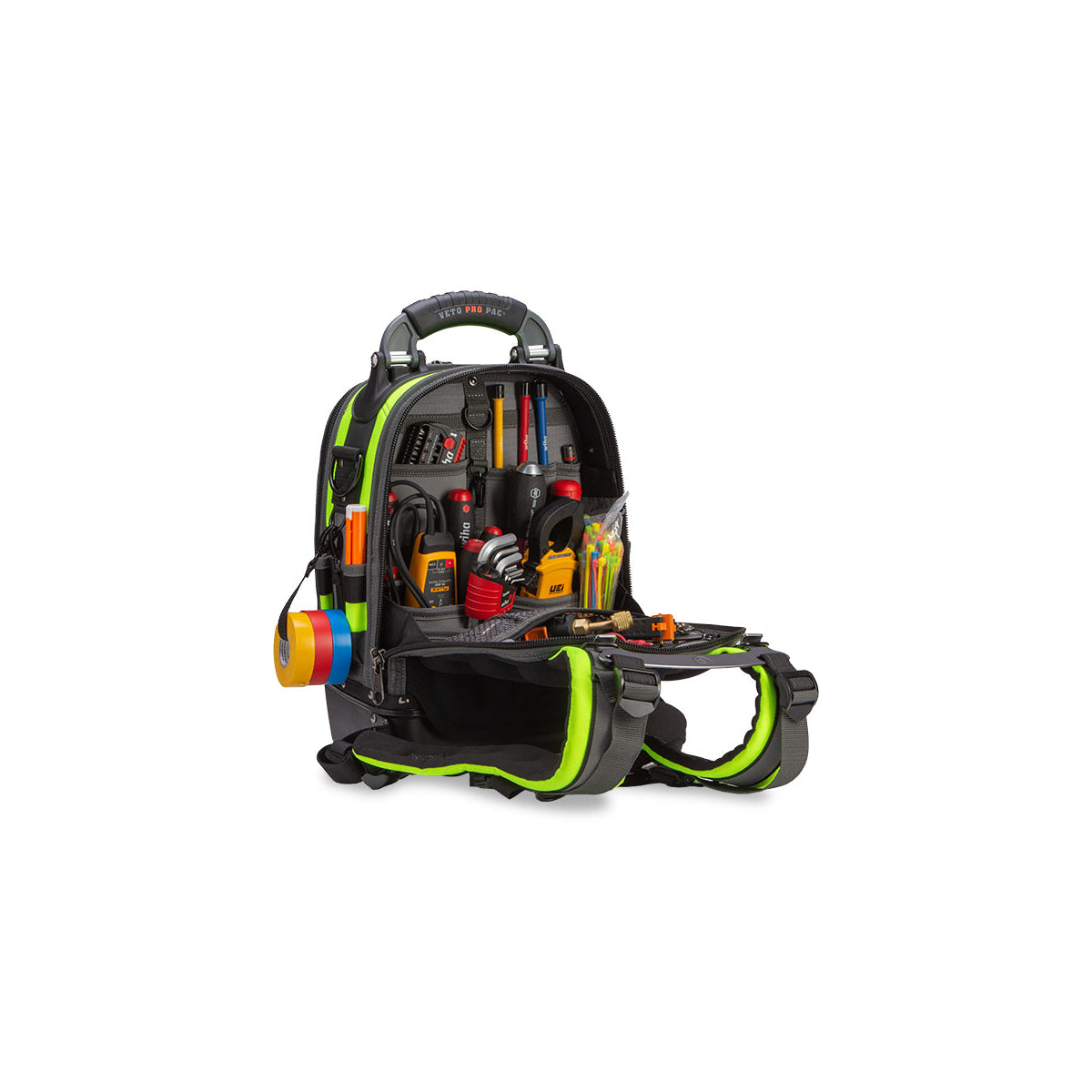  Veto Pro Pac Sac à Dos à Outils Veto Tech Pac MC Jaune Haute Visibilité (AX3615)