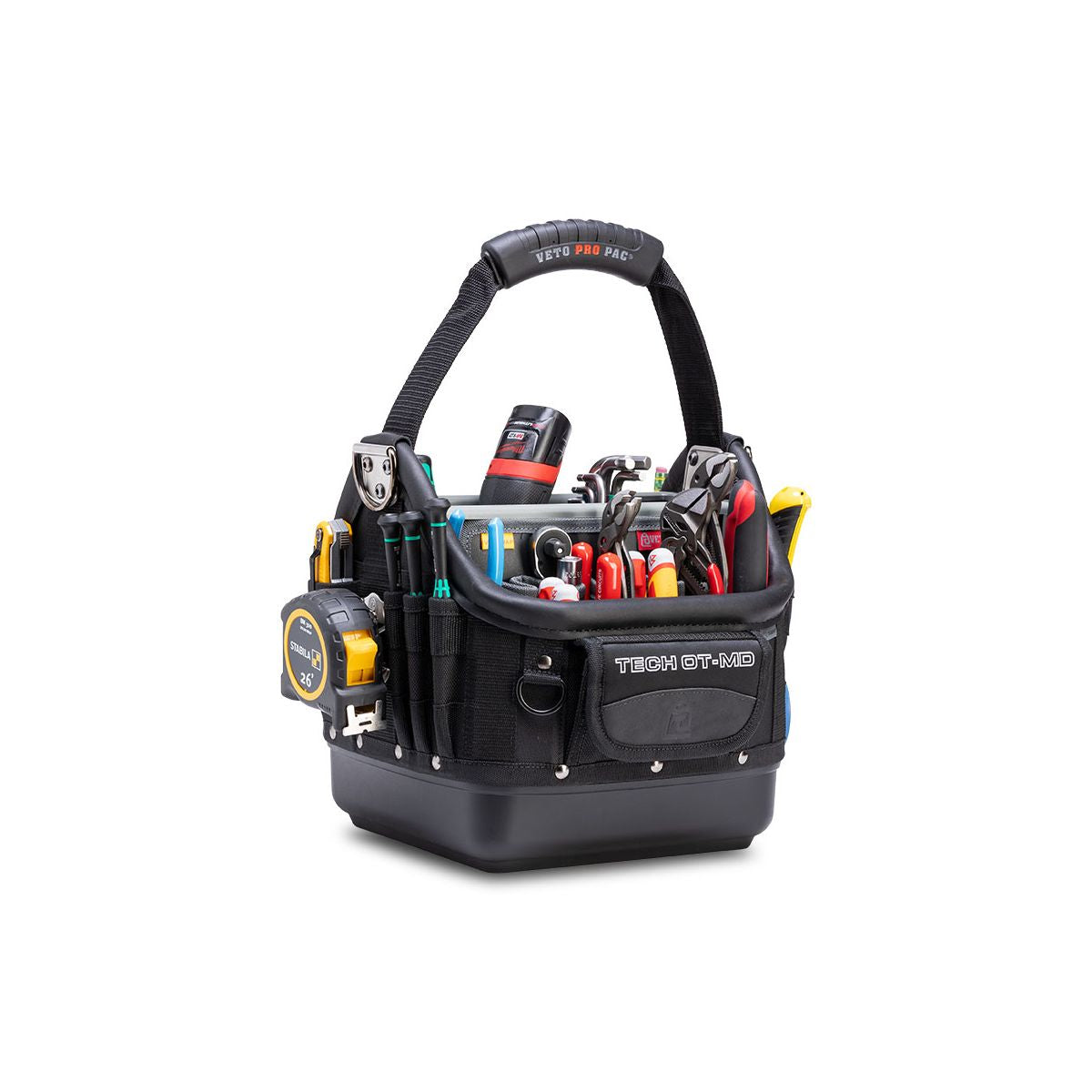  Veto Pro Pac Sac à Outils Ouvert Veto Tech OT-MD Blackout (AX3691)