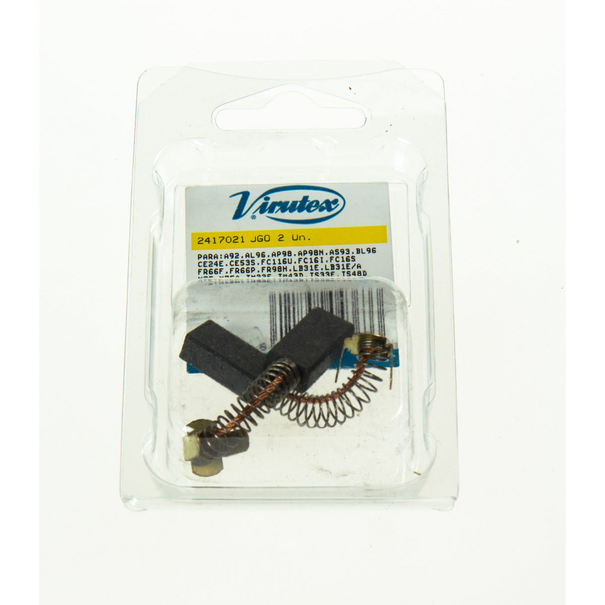  Virutex Jeu De 2 Balais, Charbons 2417021