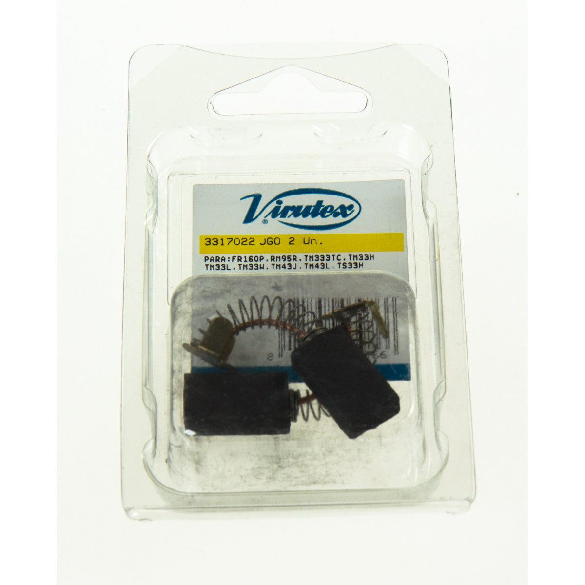  Virutex Jeu De 2 Balais, Charbons 3317022