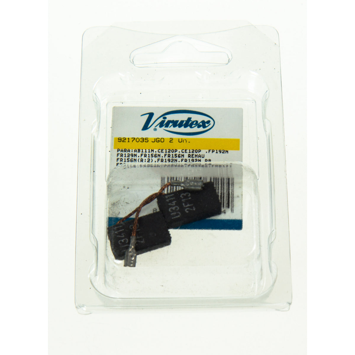  Virutex Jeu De 2 Balais AB111N, CE120P, FP192N, FR129N, FR156N, FR192N, FR217S, FR256N, FR256R (9217035)